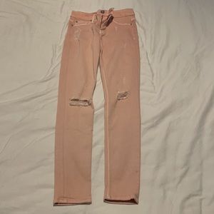 Light Pink Hudson Jeans